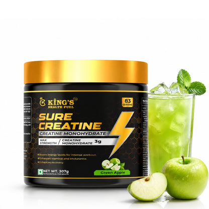 Sure Creatine monohydrate powder by Kings Health Fuel — India