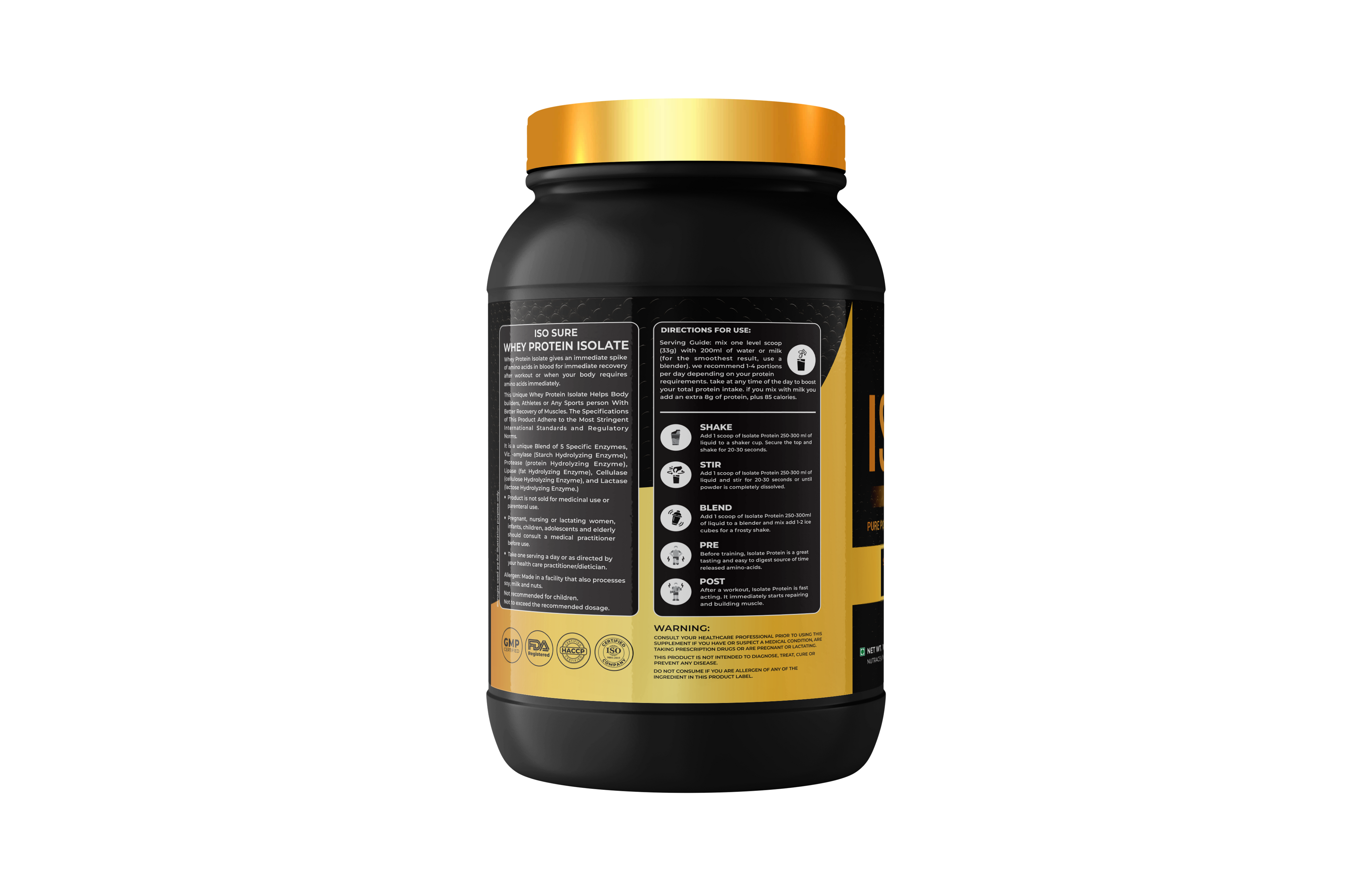 Kings Health Fuel ISO Whey Protein Isolate