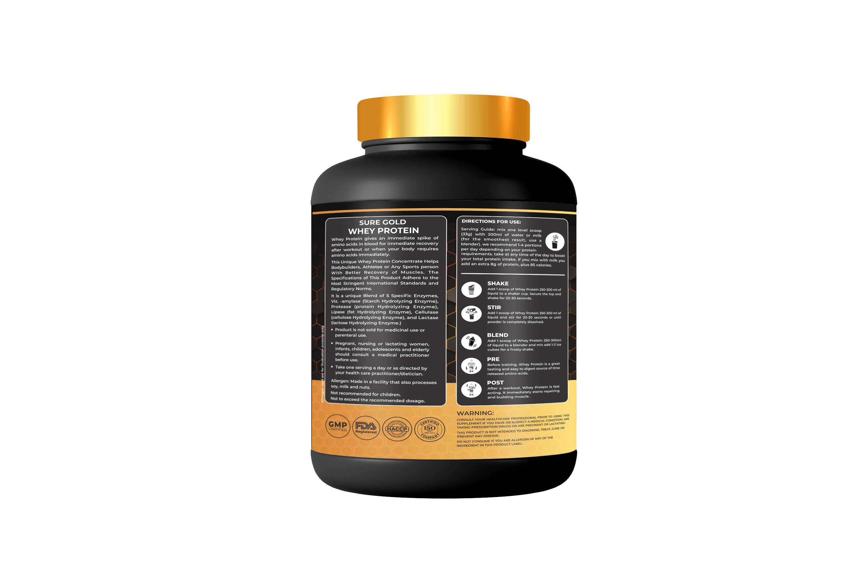 Kings Health Fuel Sure Gold Whey Concentrate