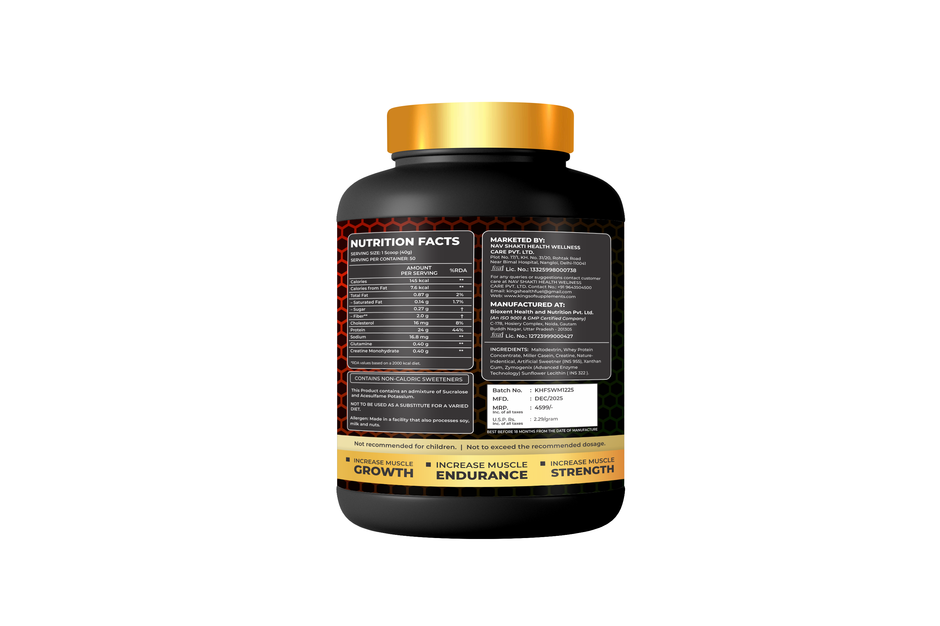 Kings Health Fuel Sure Whey Protein