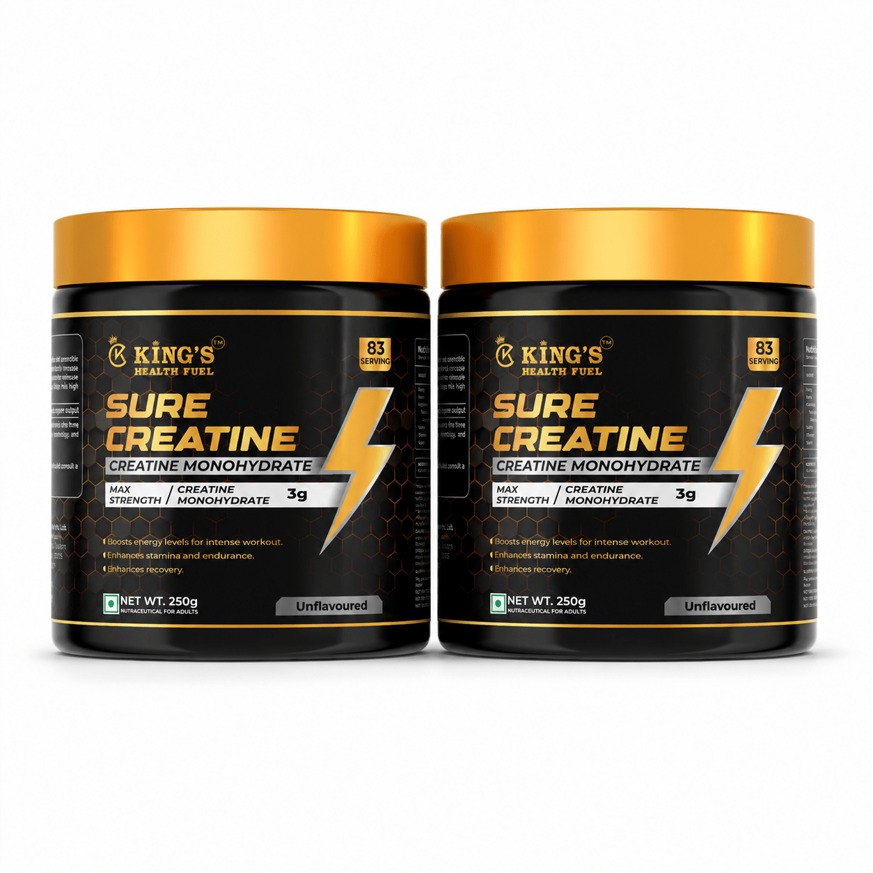 Best Creatine Monohydrate 307g + Free 250g – Kings Health Fuel - Kings Health Fuel