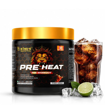 Best Pre Workout Supplement 250g | Energy, Focus & Muscle Pump – Kings Health Fuel - Kings Health Fuel