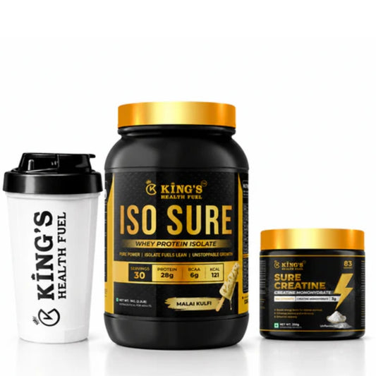 Isolate Whey 1kg + Free Creatine & 500ml Shaker