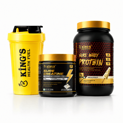 Best Whey Protein Powder 1kg + Free Creatine & Shaker – Kings Health Fuel - Kings Health Fuel