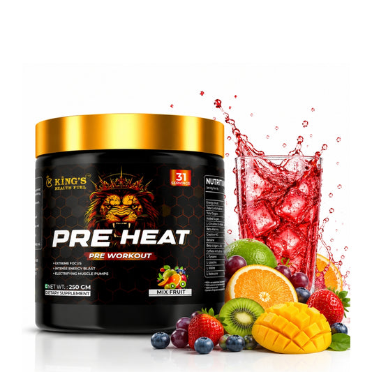 Pre Heat Pre Workout - Energy, Focus & Pump (250g)