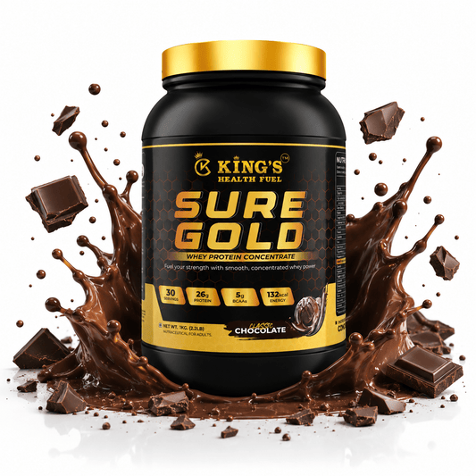 Sure Gold Whey Protein - 26g protein per scoop |1kg/2kg | Kings Health Fuel - Kings Health Fuel