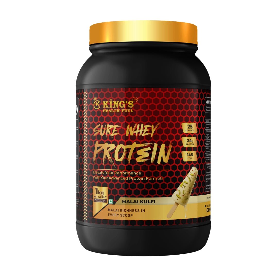 Sure Whey Protein Powder – 24g Protein Per Scoop | 1kg & 2kg | Kings Health Fuel - Kings Health Fuel